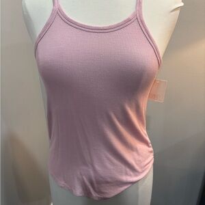 Nordstrom Light Pink Ribbed Camisole - Brand New with Tags